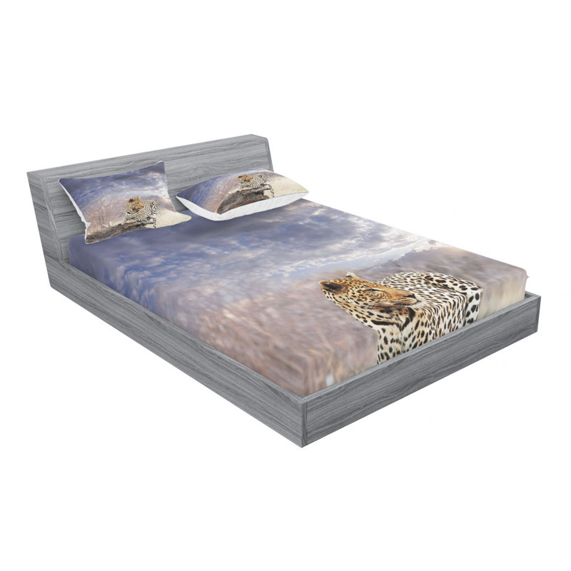 Microfiber Sheet Set, Queen Sheet Set + Fitted Sheet + 2 Pillowcases