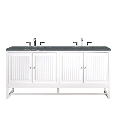 Athens 72'' Double Bathroom Vanity with Top
