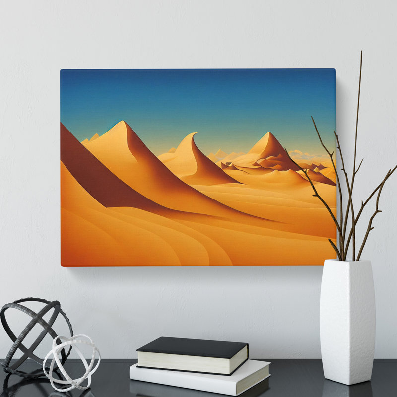Desert Sand Dunes Vol.2 - Wrapped Canvas, 40cm H x 60cm W x 3cm D