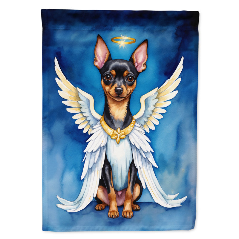 Drapeau de jardin miniature Pinscher My Angel