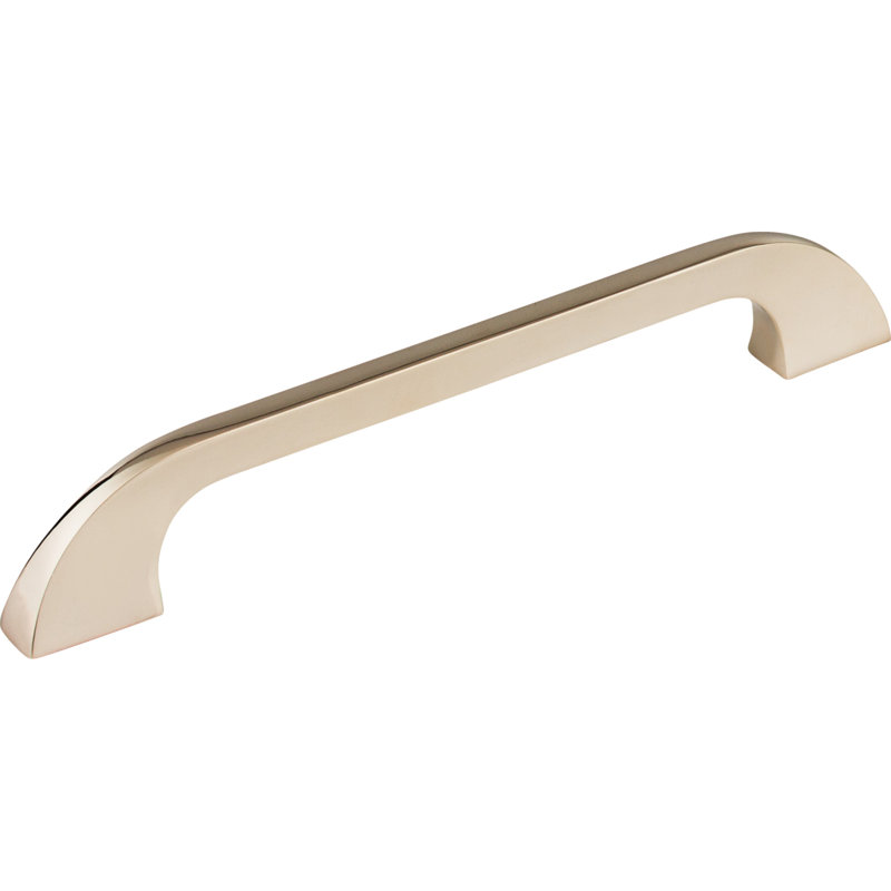 Neo Bar pull, Polished Nickel, 6" Center to Center