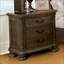 Table de chevet 3 tiroirs Rustic Traditional