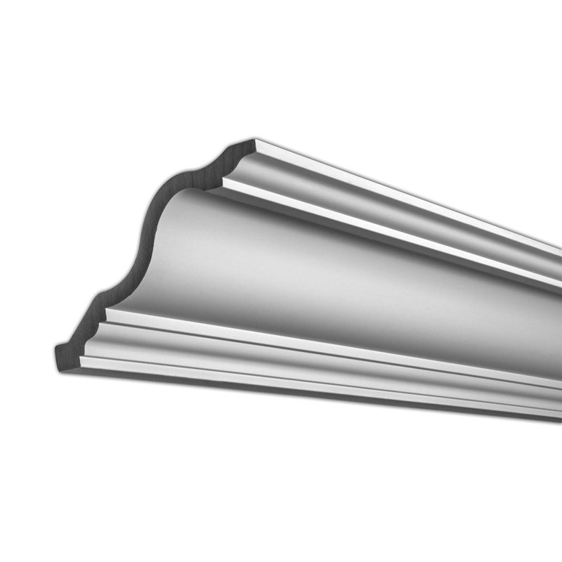 7-7/8 in x 5-5/16 in x 94-1/2 in Plain Polyurethane Crown Moulding Pro Pack 15-1/2 LF