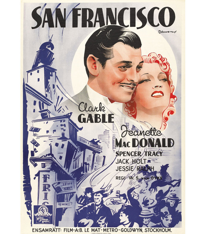 San Francisco, 24" H x 17" W
