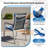  Outdoor Tufted Chair Cushions Set of 2, 39 x 20 x 2.4 Inch-636694926-636694927