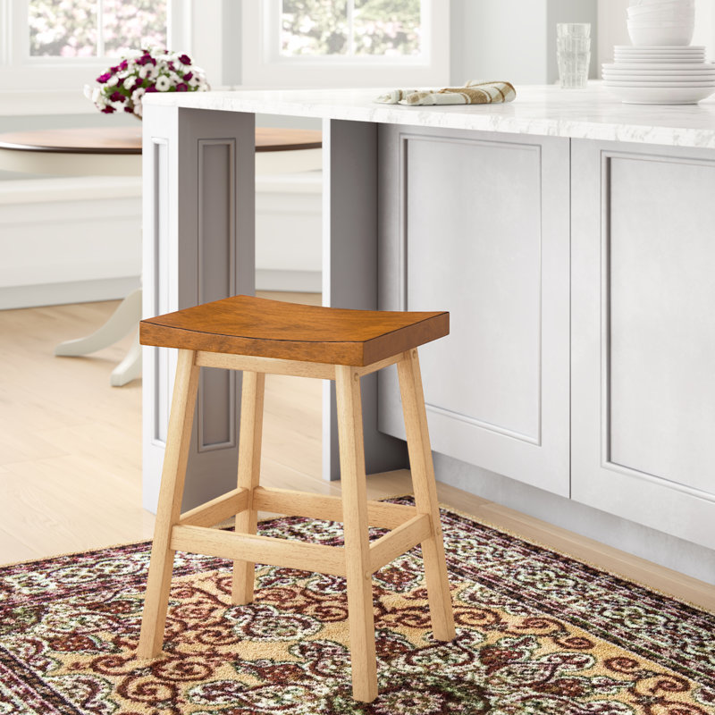Tabouret de comptoir 24 po Orviston, Brun / beige