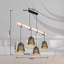 Aneta 4 - Light Black Pendant