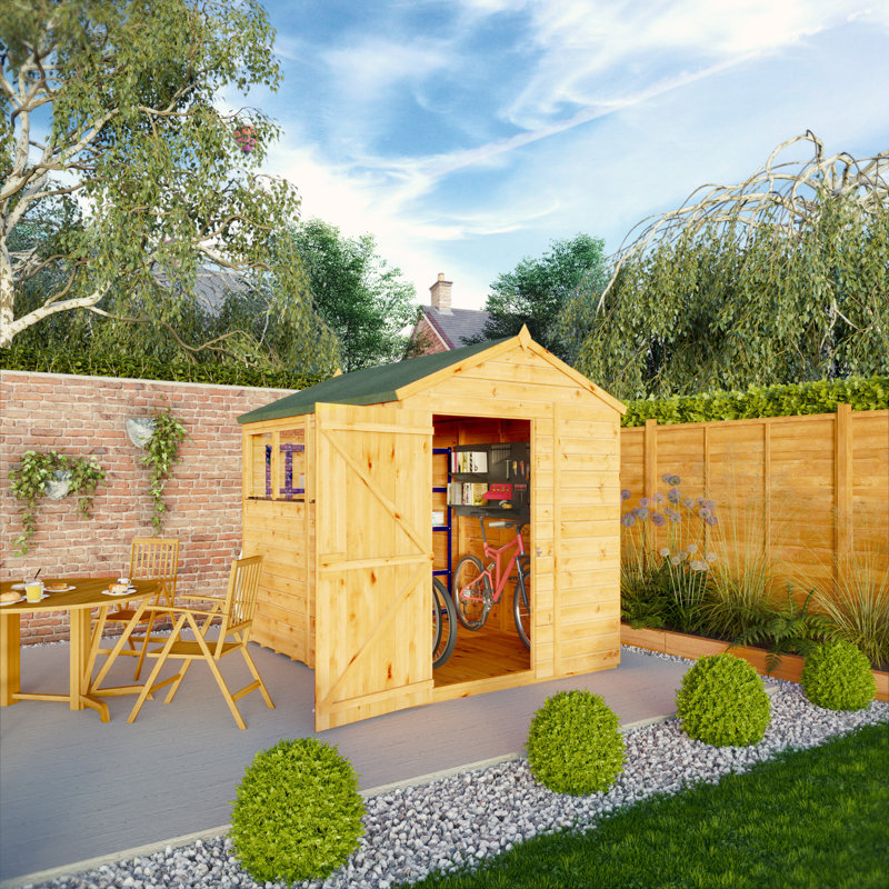 Mercia 8 x 6 Woodsman Shiplap Apex Shed