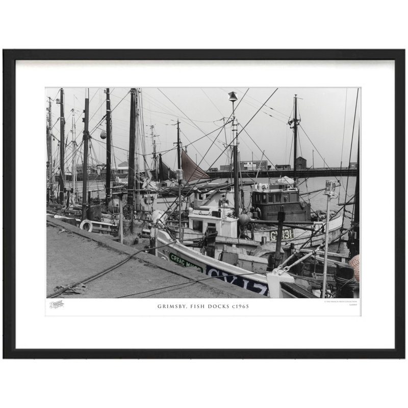 Grimsby, Fish Docks C1965 by Francis Frith - Single Picture Frame Print, 60cm H x 80cm W x 2.3cm D