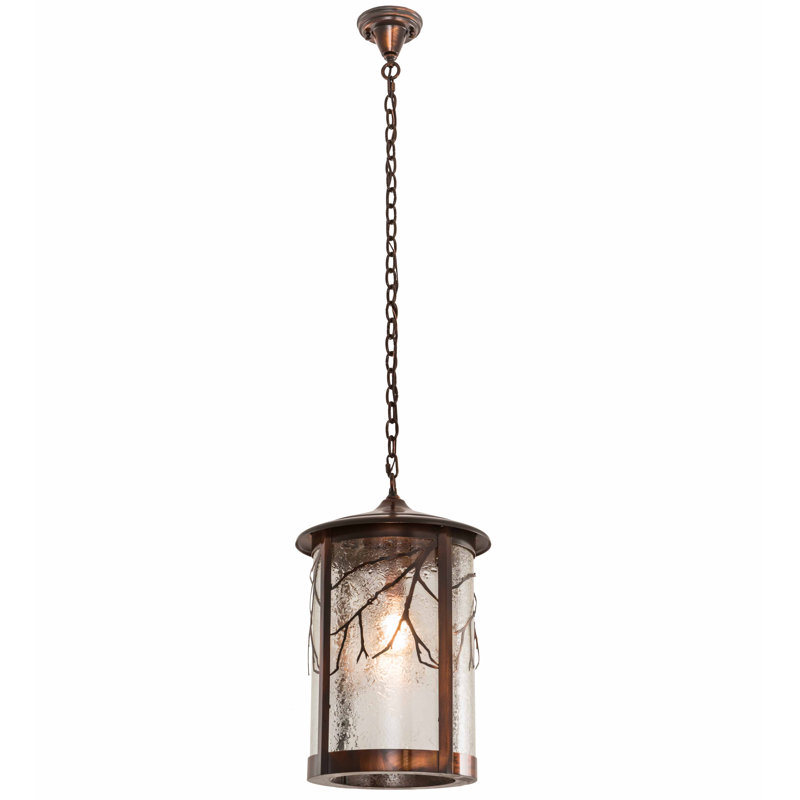 Luminaire suspendu cylindrique 1 lumière