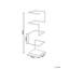 ROSOY Metal Freestanding Umbrella Stand