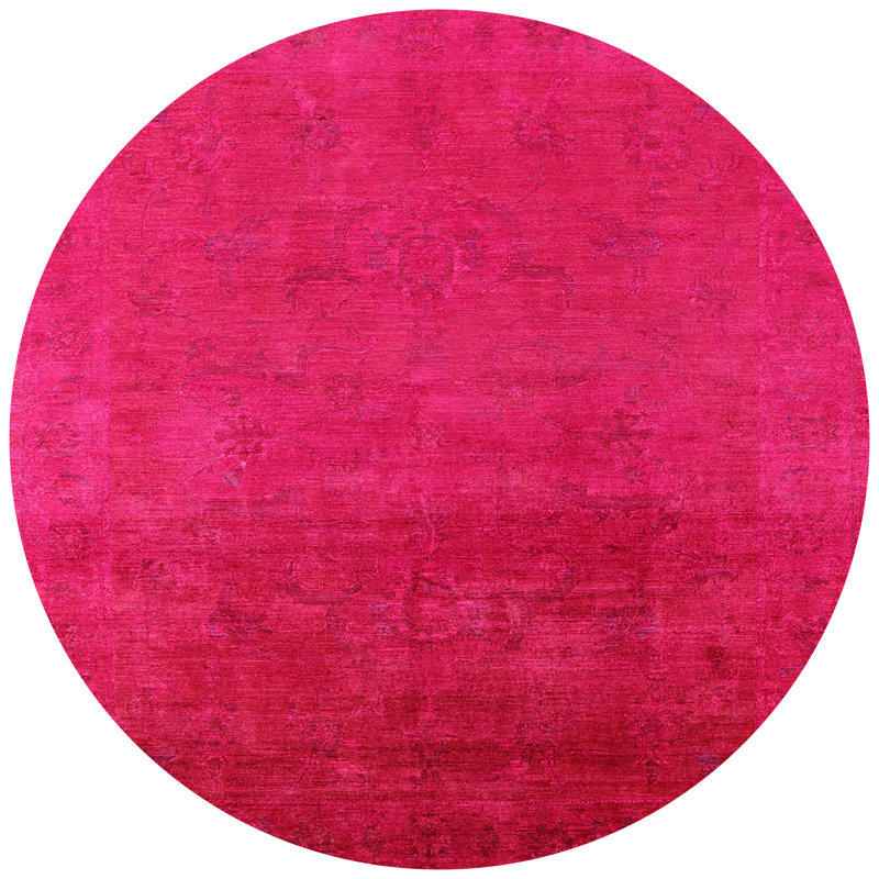 Oriental Indoor Rug, Round 3'