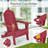 Foldable Weather Resistant Patio Chair With Built-In Cup Holder-2092208353
