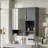 Modern Wall Mounted Bathroom Medicine Cabinet With Mirror And Towel Bar, Space-Saving Storage For Toiletries And Essentials-1217879905