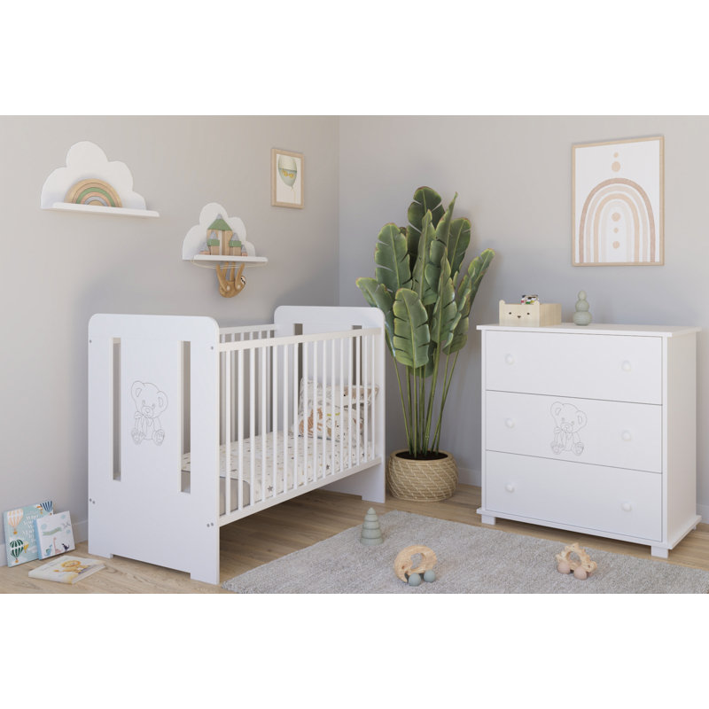 Ayaz Cot Bed, Blue/Grey