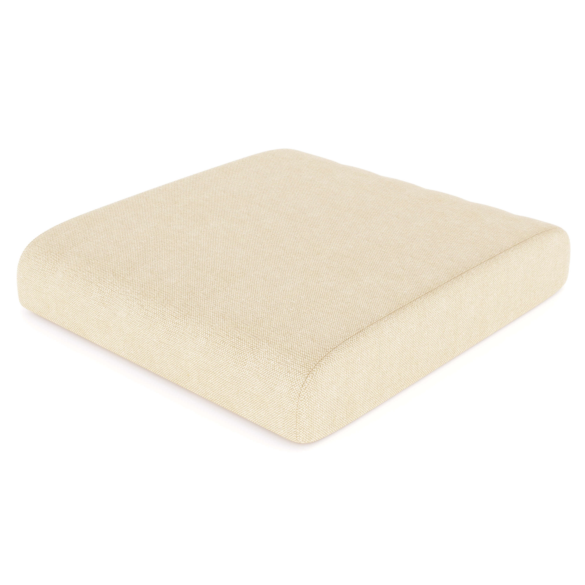 Sunbrella Outdoor Ottoman Cushion, 4" H x 22" W x 20" D, Canvas Canvas Sunbrella® Canvas