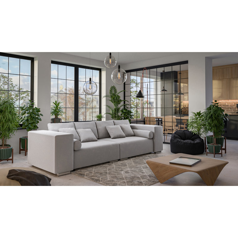 5 Seater Sofa, Silver