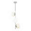 Mclamb 3 - Light White/Silver Cluster Pendant