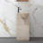 34" Tall Pedestal Bathroom Sink Solid Surface Bathroom Sink-114903103
