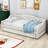 Tyanne Twin XL Upholstered Daybed with Vibrant LED Lighting and Pull-Out Twin XL Trundle-1588301209