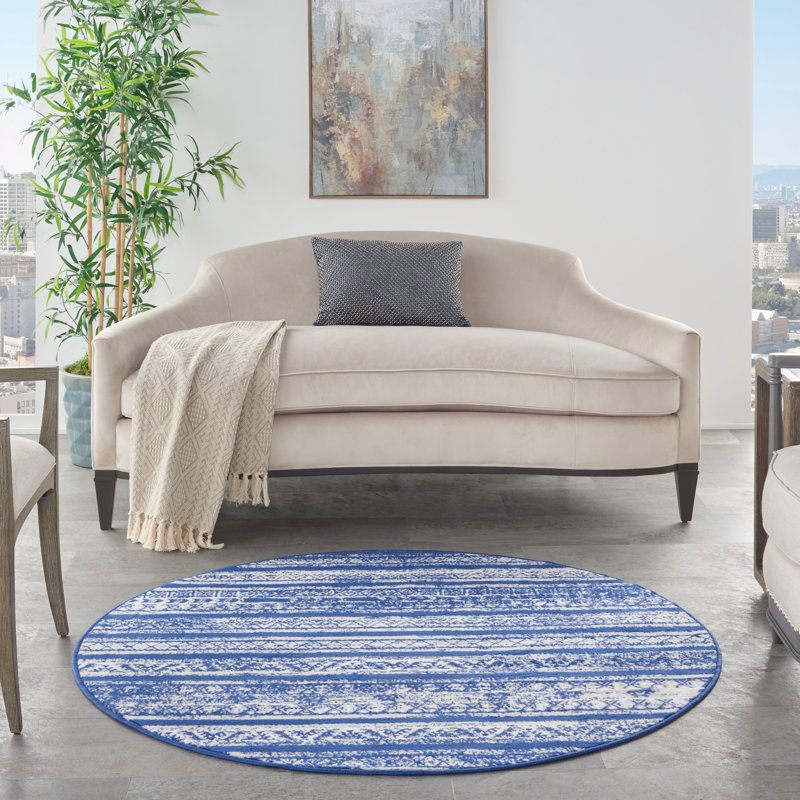 Poteet Indoor Rug, Round 5'