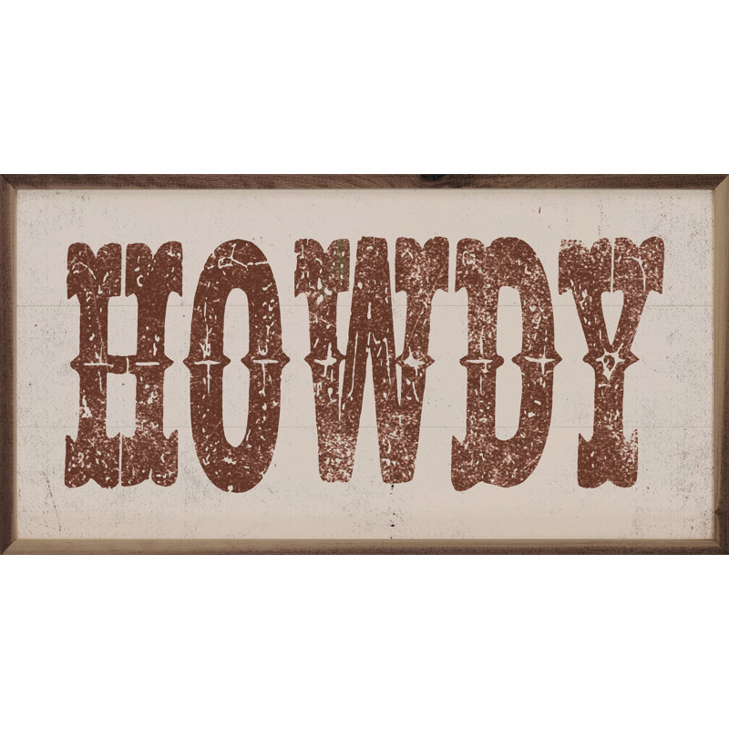 Rouille Howdy, H 8 po x l 16 po