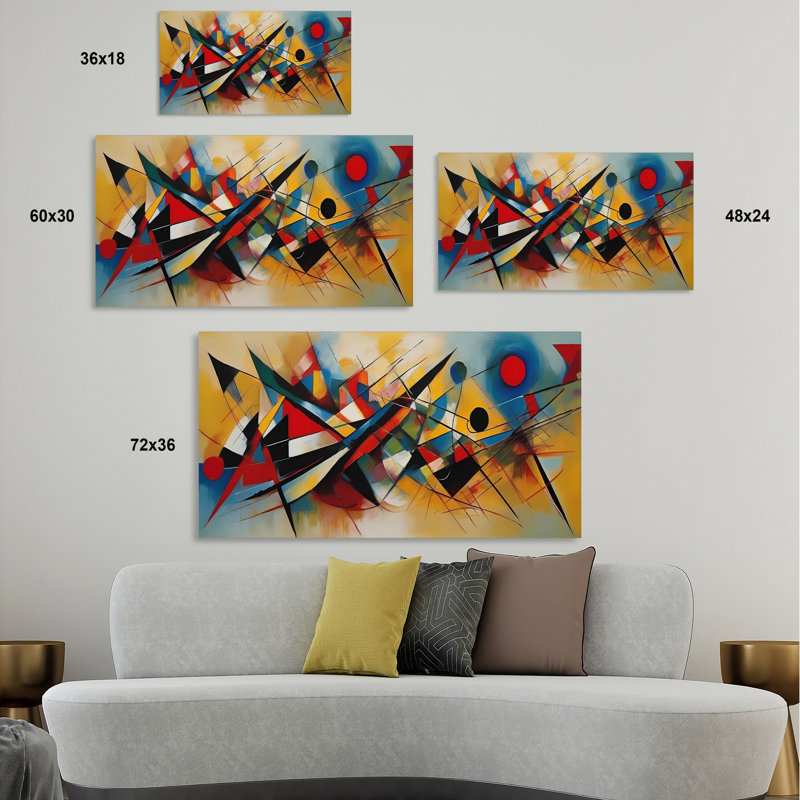 Orbiting Debris, 18" H x 36" W