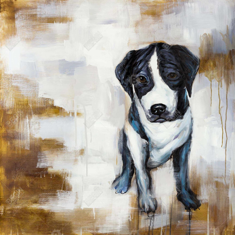 " Sitting Dog "