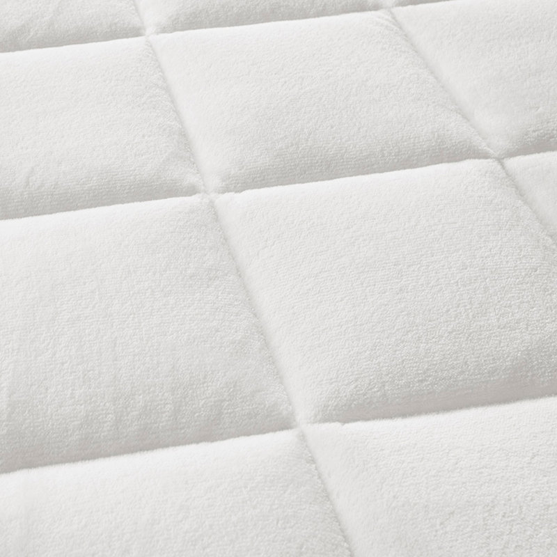 Surmatelas moelleux imperméable hypoallergénique en duvet synthétique, Très grand simple
