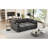 Pacheco Camel Upholstered Sleeper Sectional Chaise Sofa-1591214329