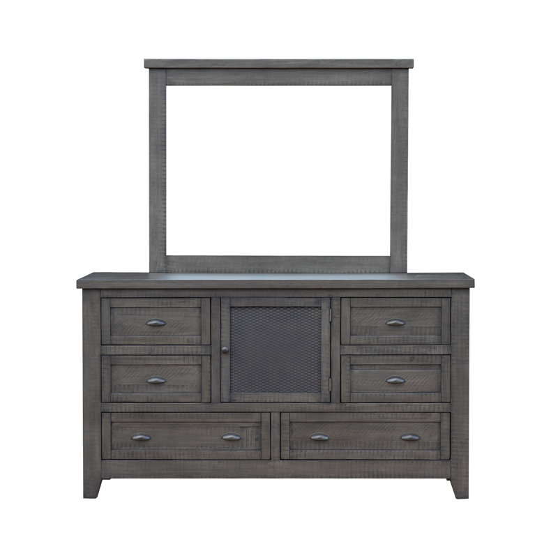 Commode à six tiroirs avec miroir Brookfield Roberson