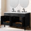 Meuble-lavabo double 54 po avec dessus Sebastiano-111376227