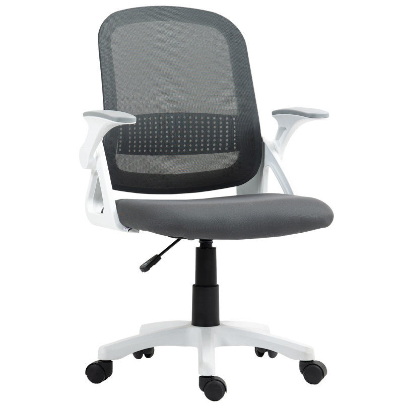 Mesh Office Chair, White/Grey