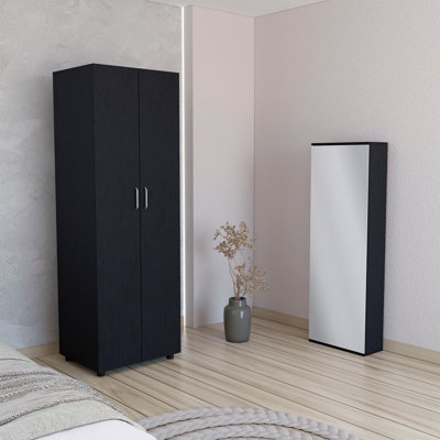 2 Piece Bedroom Set, London Armoire + Baltimore Shoe Rack