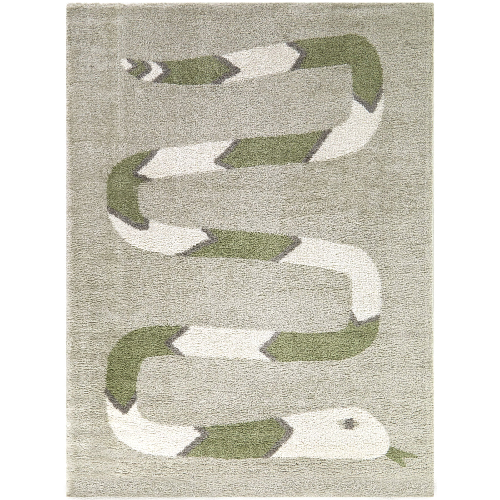 Serpieri Rectangle Machine Woven Rug, Rectangle 5'3" x 7'