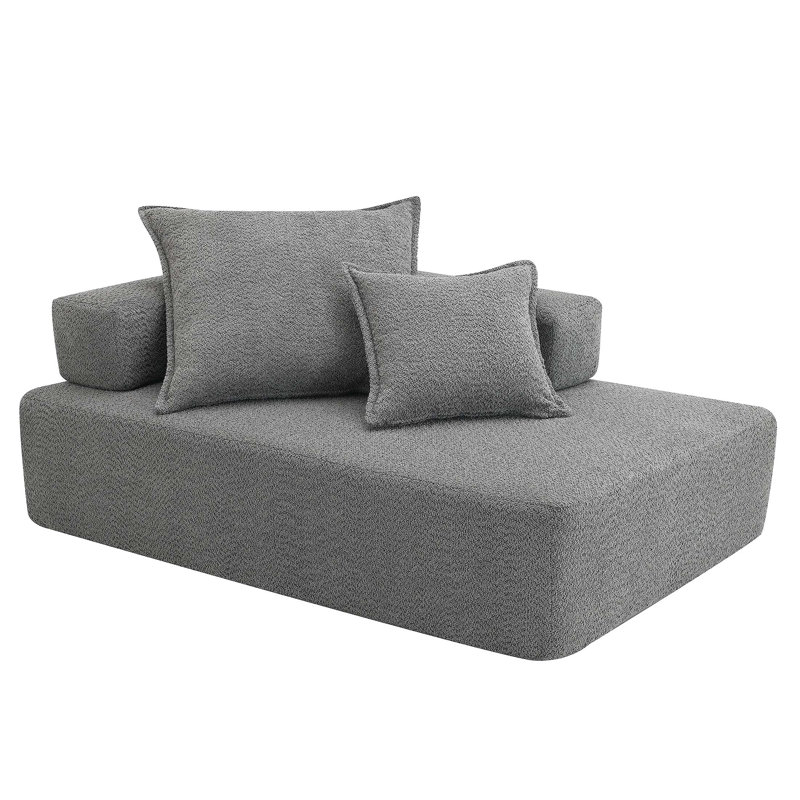 Canapé modulaire Boucle Lounge, Gris