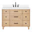 ARIEL Monroe 61 Single Sink Bathroom Vanity with Pure Quartz Top-313558732-313558734-270295436
