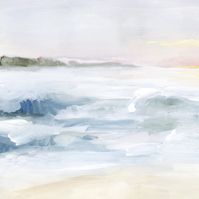 Surf At Dawn I by Grace Popp - Wrapped Canvas Painting
