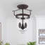 Plafonnier semi-encastré 3 lumières Husman-16518407-16518410