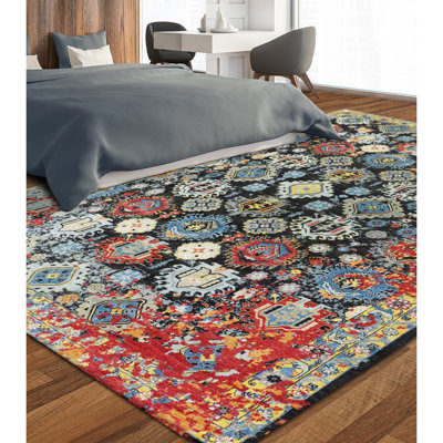 Hand Knotted Wool Geometric Indoor Rug