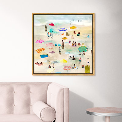 «Beach Day Fun», reproduction d'art sur toile