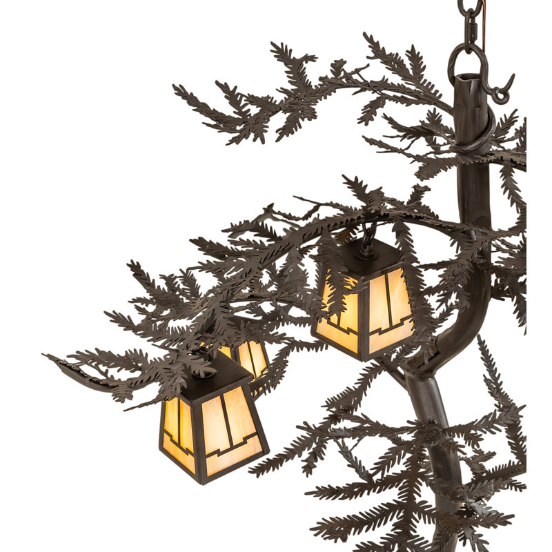 Valley View 6 - Light Geometric Chandelier