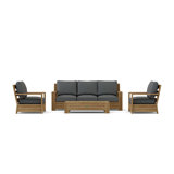 Madera Outdoor 4 - Piece Teak Conversation Set