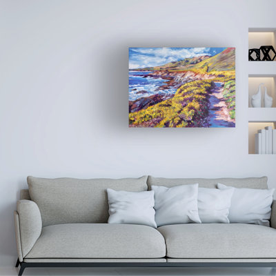Bolog David Lloyd Glover BEACH PATH BIG SUR Canvas Art