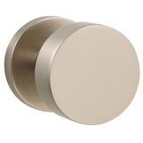 Contemporary Privacy Door Knob with Contemporary Round Rose