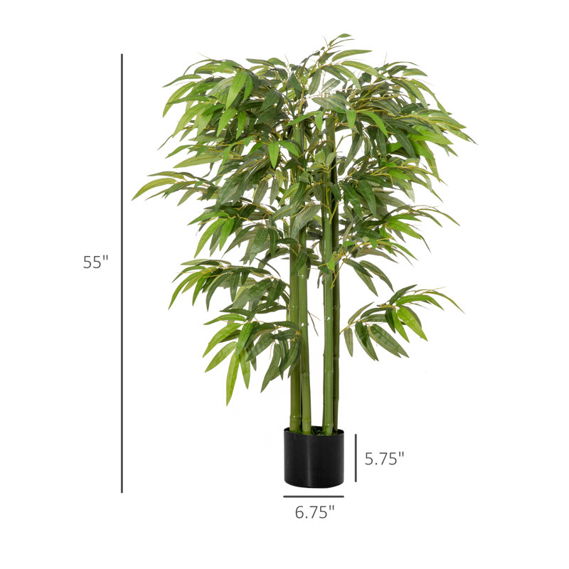 Indoor/Outdoor/Décor Artificial Bamboo Tree Faux Bamboo Tree Plant in Pot in Basket in Planter
