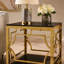 Table d'appoint 19,7 po Modern Gold-316842802