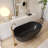 Oval Solid Surface Bathtub, Freestanding Soaking Bathtub-111988030