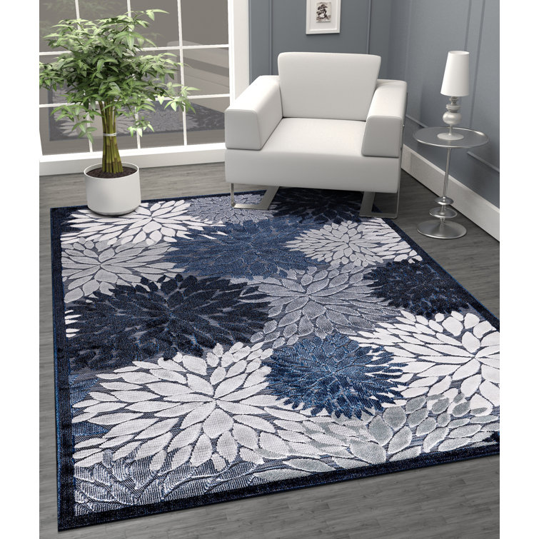 Fae Geometric Machine Washable Indoor/Outdoor Area Rug Red Barrel Studio Rug Size: Rectangle 6' x 9