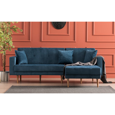Canapé-lit et chaise longue à droite 86,6 po Lemenager